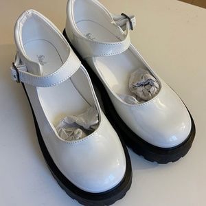 Patent Leather Mary Jane Platform Heels/Shoes